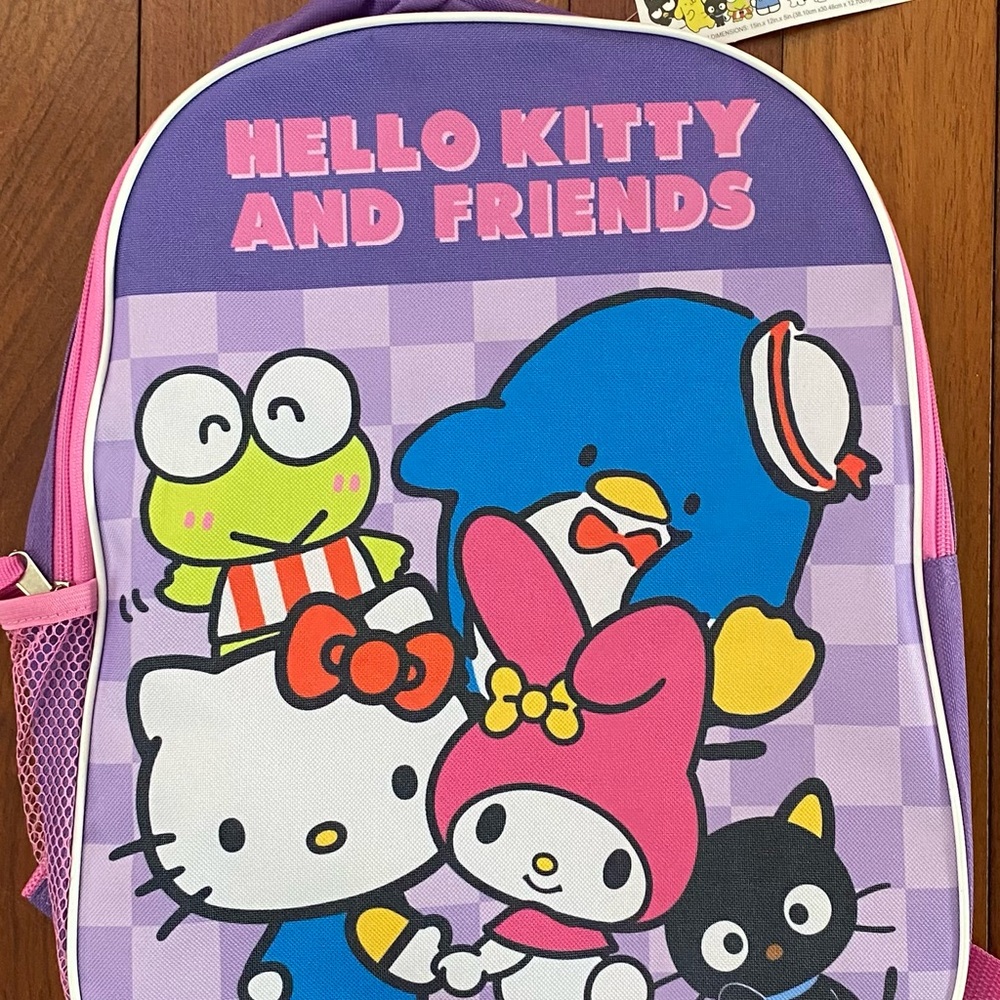 Hello Kitty and Friends Pink and Purple‎ Backpack
